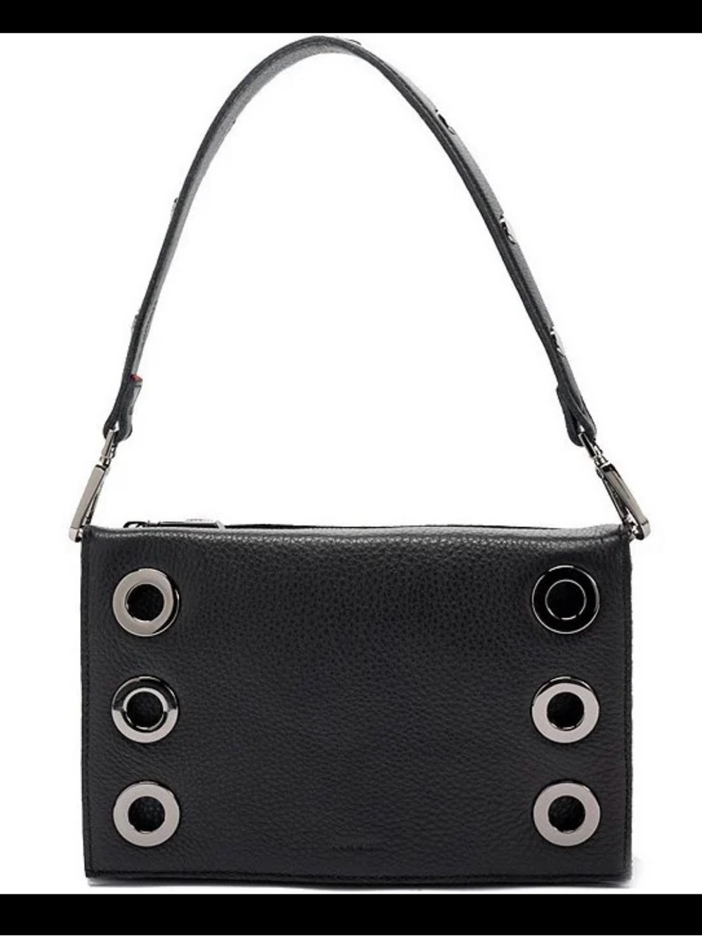 Hammitt Black Montana Small Clutch, Black Lugano